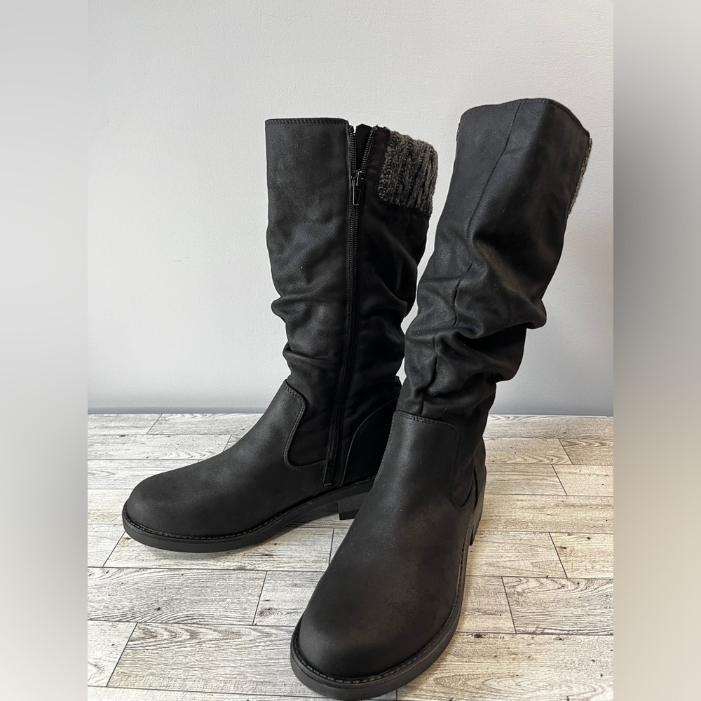 LifeStride Women Kaden Black Boots 10W
